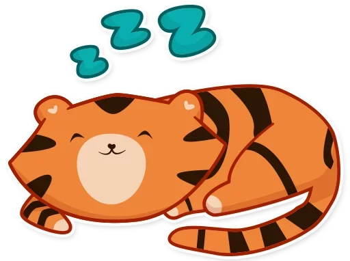 Tiger Tigrulia emoji 💤