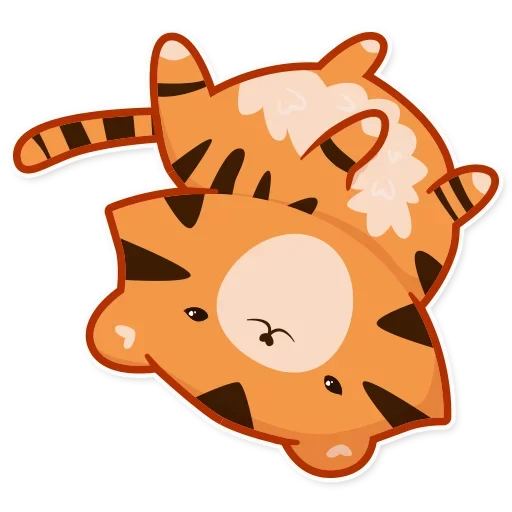 Tiger Tigrulia emoji 🙃