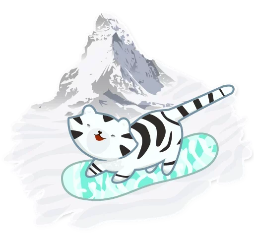 Telegram stiker «Tiger Tigrulia» 🏄