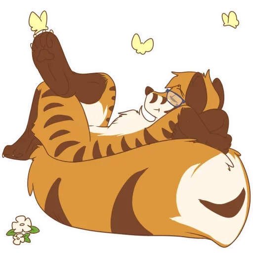 Tiger Fox stiker 😌