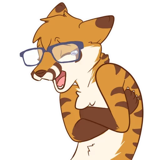 Telegram Sticker «Tiger Fox» 😂