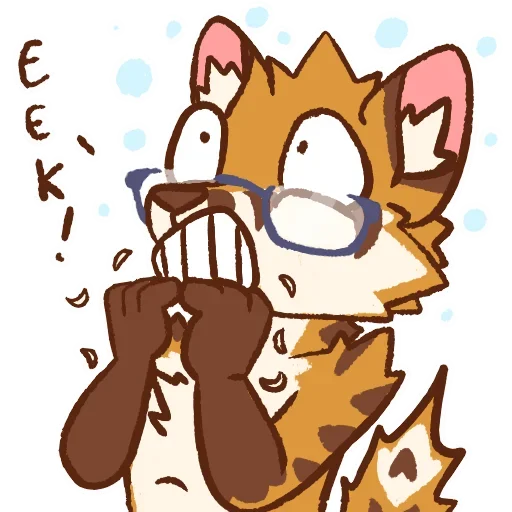 Telegram Sticker «Tiger Fox» 😱