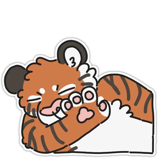 Telegram Sticker «Tiger» 🙃