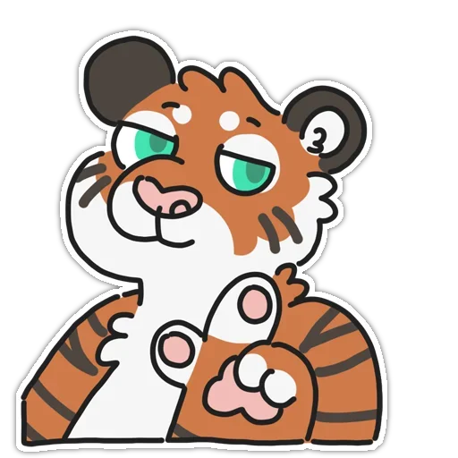 Telegram Sticker «Tiger» 🙂
