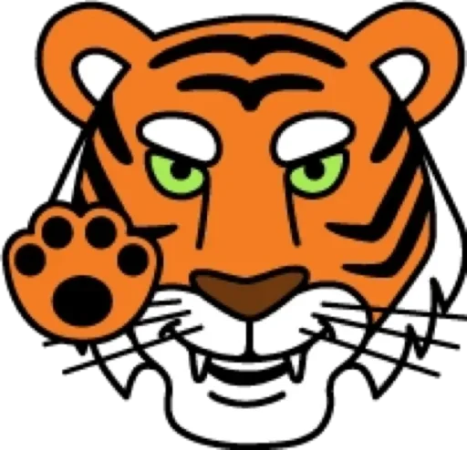 Tiger stiker 👋