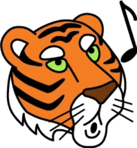 Tiger emoji 🎶
