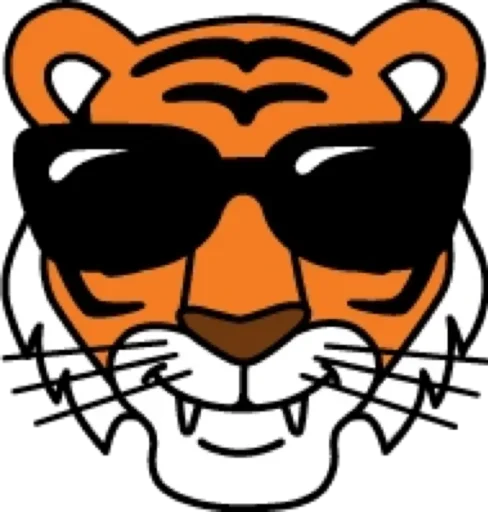 Telegram Sticker «Tiger» 😎