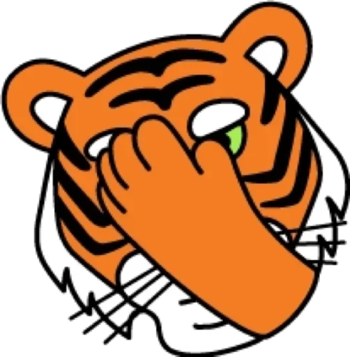Tiger sticker 🤦‍♂️