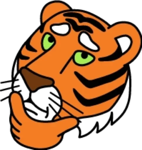 Tiger sticker 🤔