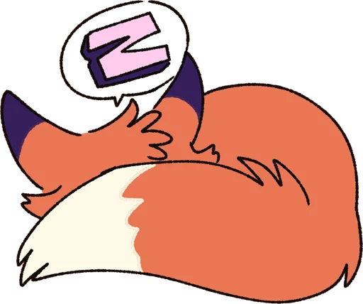 Telegram Sticker «Tilly» 😴