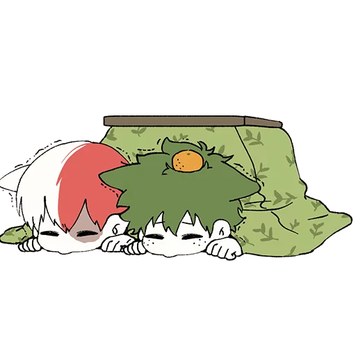 Telegram stiker «TodoDeku» 😴