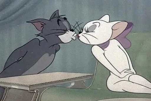 Telegram stiker «Tom And Jerry» ❤️