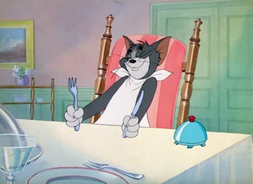 Стікер Tom And Jerry 🍽