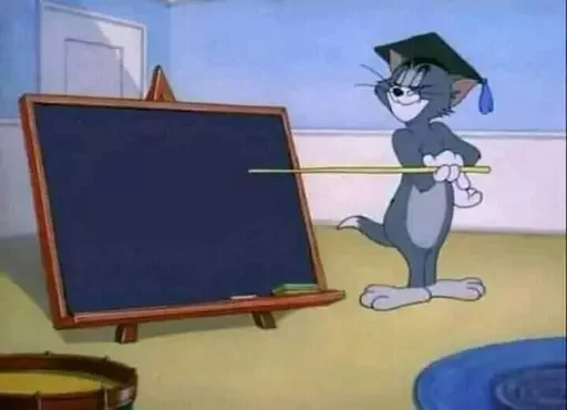 Стікер Tom And Jerry 👩‍🏫