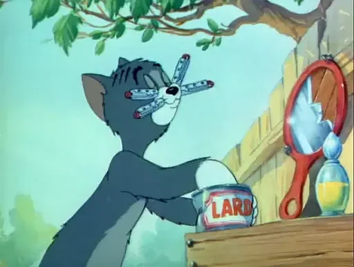 Стикер Telegram «Tom And Jerry» 💄