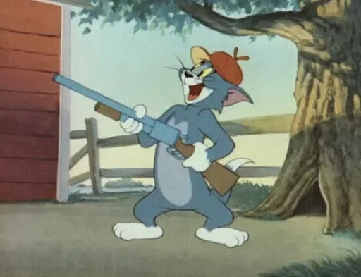 Tom And Jerry sticker 🔫
