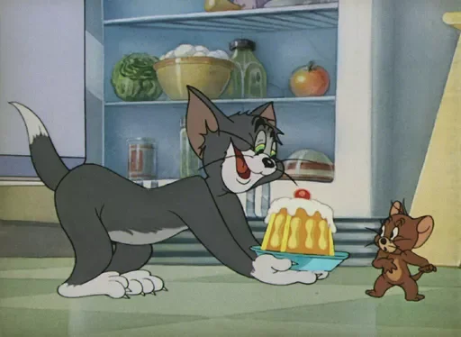 Стикер Telegram «Tom And Jerry» 🎁