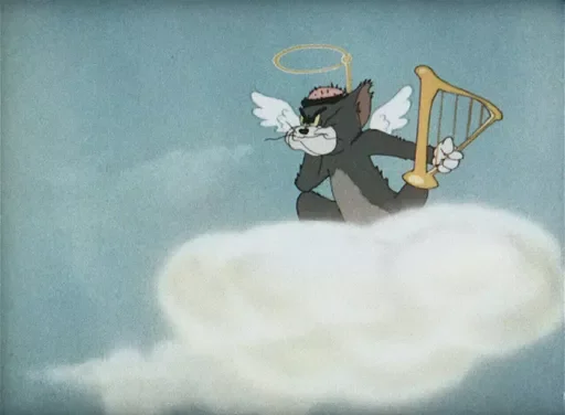 Эмодзи Tom And Jerry 😇