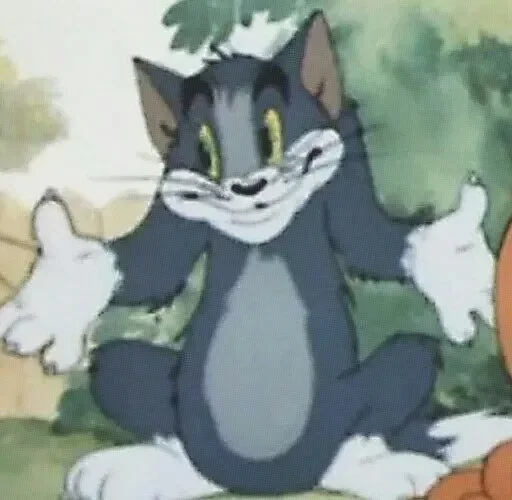 Стікер Telegram «Tom And Jerry» ☹️