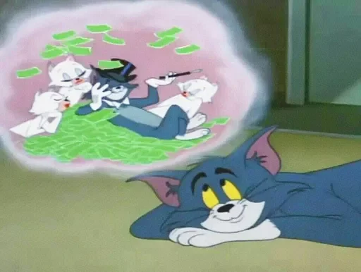 Стікер Tom And Jerry 😇