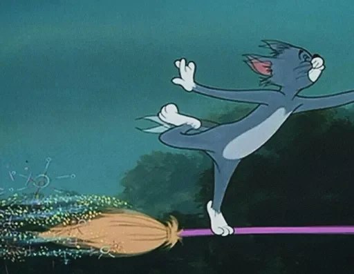 Стікер Telegram «Tom And Jerry» 🧙‍♀