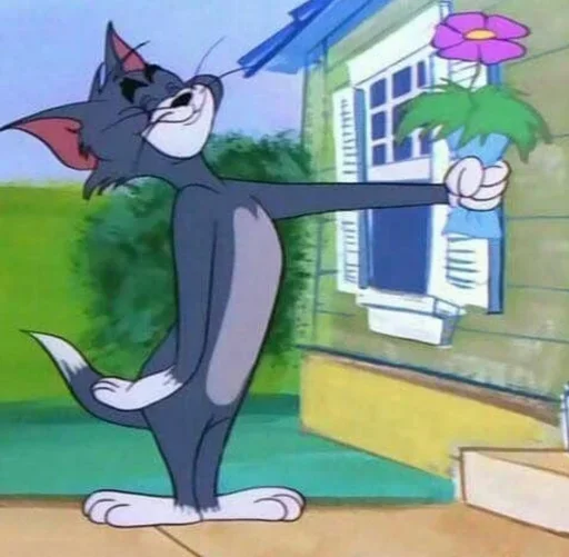 Стикер Tom And Jerry 💐