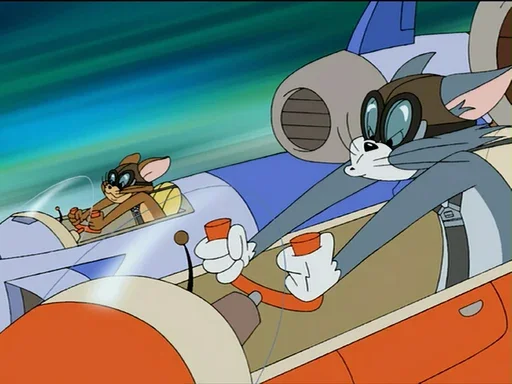 Стікер Tom And Jerry 🏎