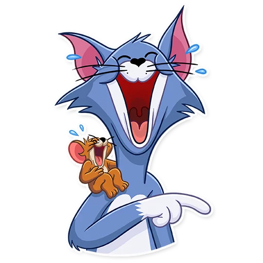 Стикеры телеграм Tom and Jerry