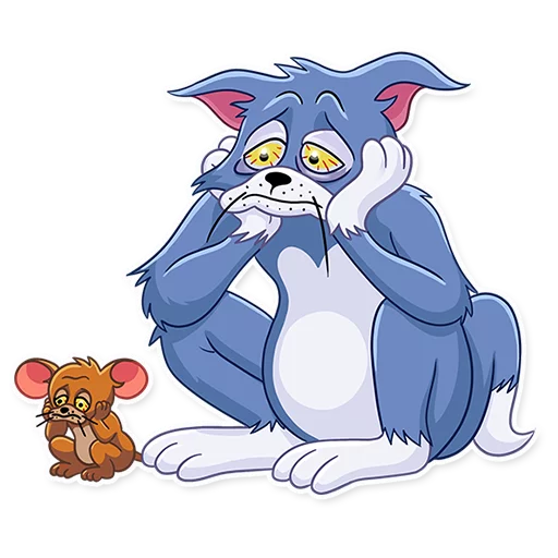 Tom and Jerry emoji 