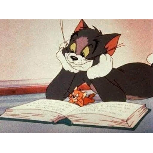 Эмодзи Tom and Jerry 📚