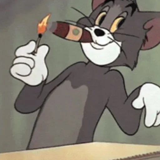 Telegram Sticker «Tom and Jerry» 🚬
