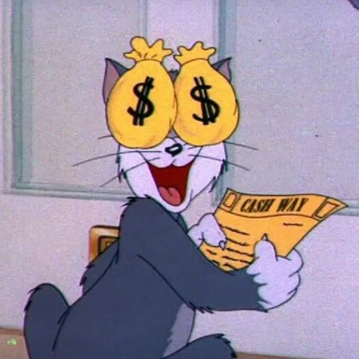 Емодзі Tom and Jerry 🤑