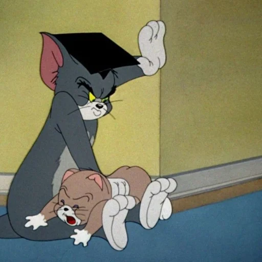 Tom and Jerry emoji 😠
