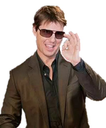 Telegram Sticker «Tom Cruise by Rodolfo» 👌