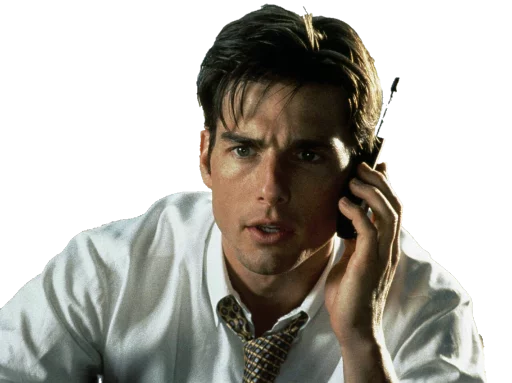 Telegram stiker «Tom Cruise by Rodolfo» 🤗