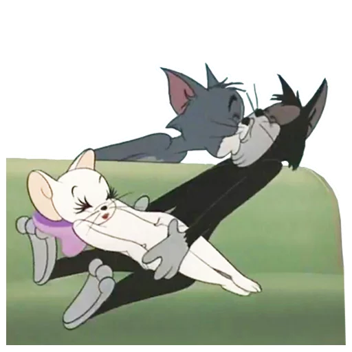 Telegram stiker «Tom and Jerry» 😚