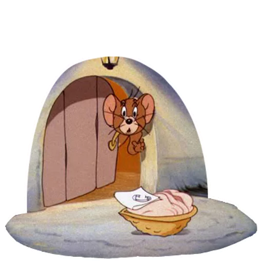 Стикер Telegram «Tom and Jerry» 😧