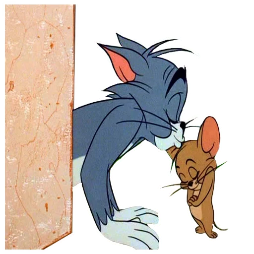 Эмодзи Tom and Jerry  😙