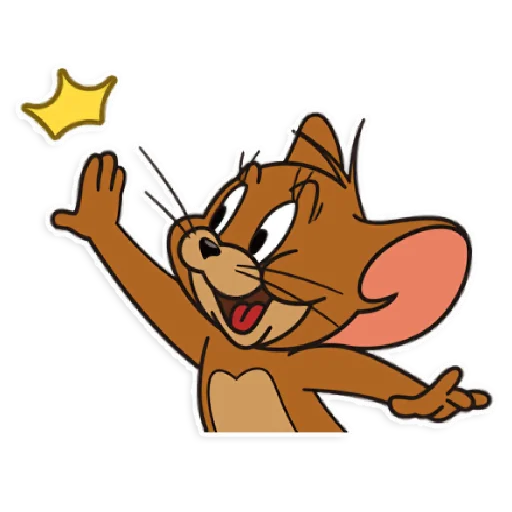Tom and Jerry emoji ✋