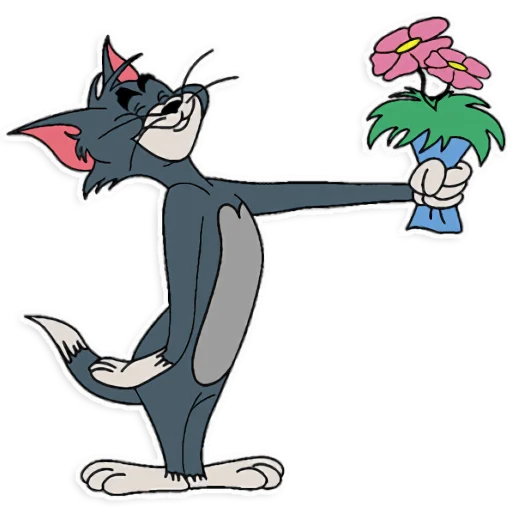 Tom and Jerry emoji 💐