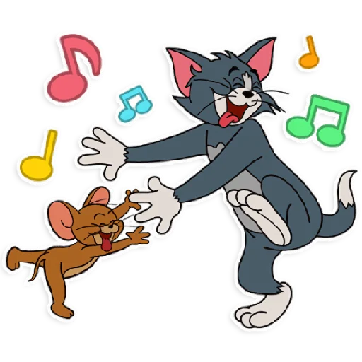 Tom and Jerry emoji 👯