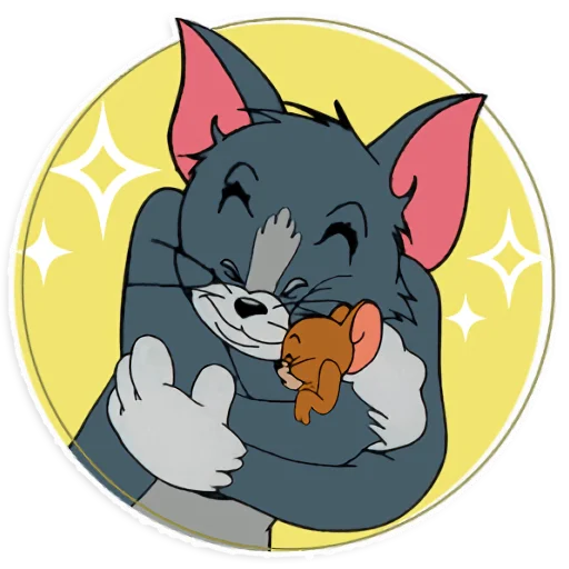 Tom and Jerry stiker 👐