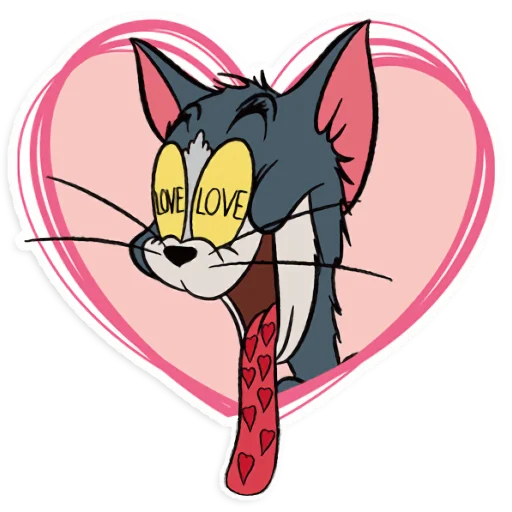 Tom and Jerry stiker 😍