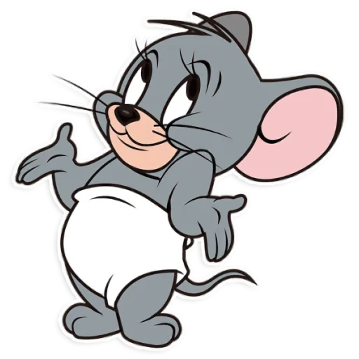 Tom and Jerry emoji 🤷‍♂️