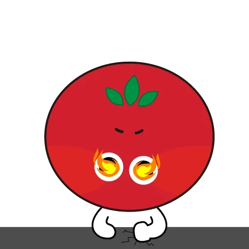 Емодзі Tomato stickers  😟
