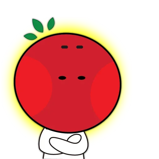 Tomato stickers emoji 🥳