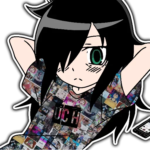 Tomoko sticker 😕