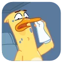 Ton Duck emoji 😰