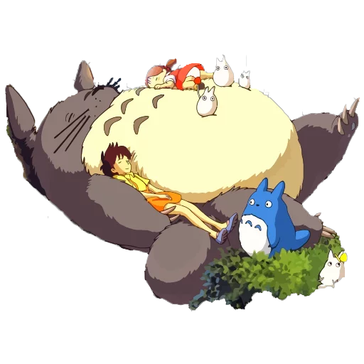 Стікери телеграм Totoro