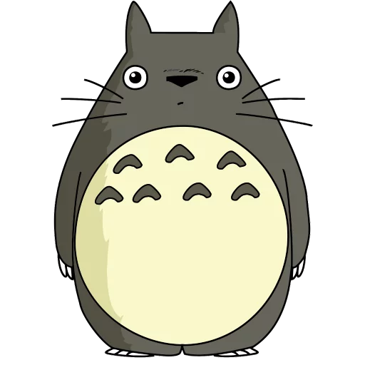 Totoro emoji 😯